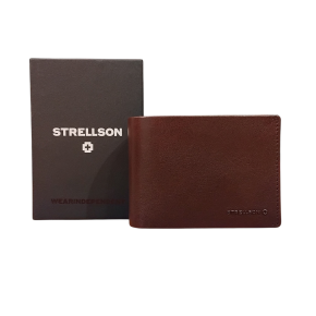 Strellson HATTON CROSS Ed billfold sh8 darkbrown